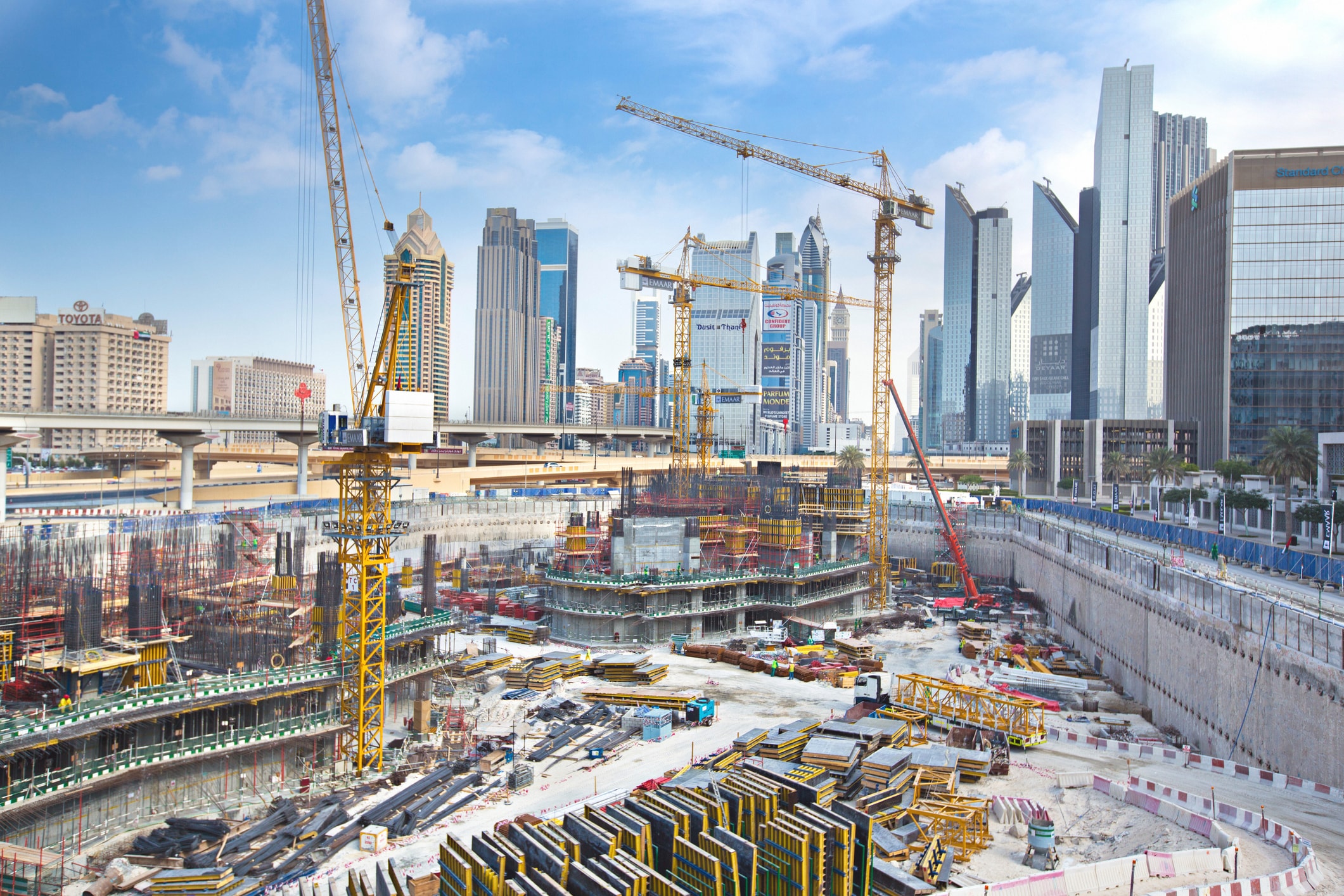 Photograph of construction site